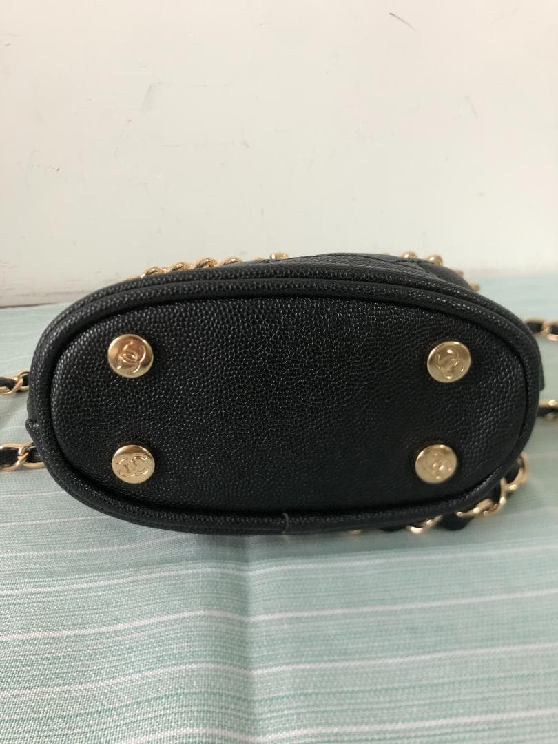 ショルダーバッグ　ノベルティ　ブラック　ポテトフライバッグ　バッグ