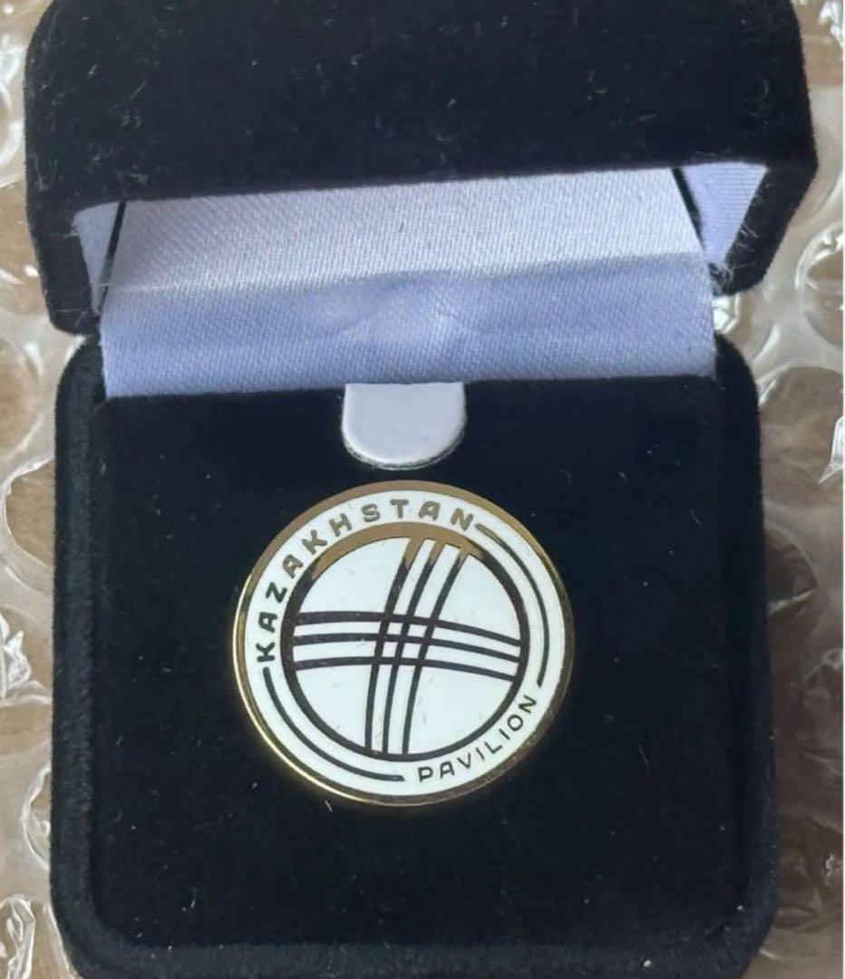 激レア　カザフスタン　大阪・関西万博　スタッフ関係者専用　ピンバッジ　ラスト在庫