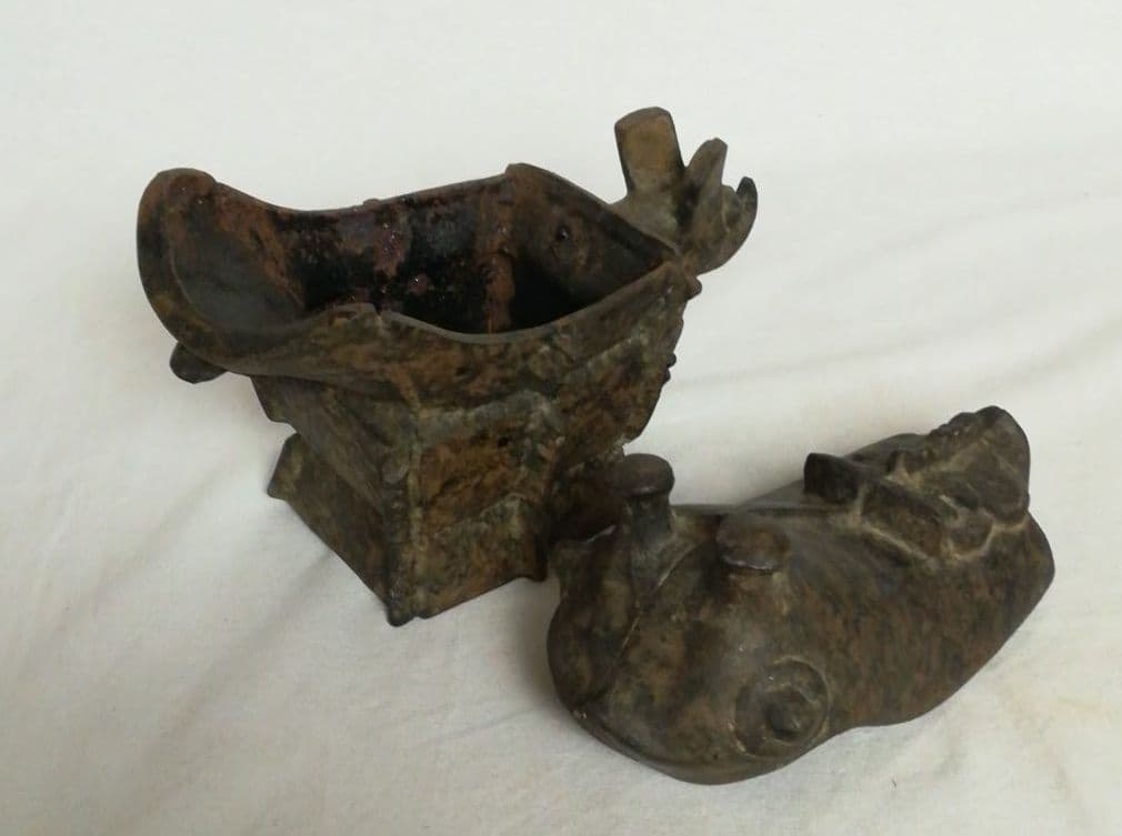 珍品　中国　蓋物　香炉　置物