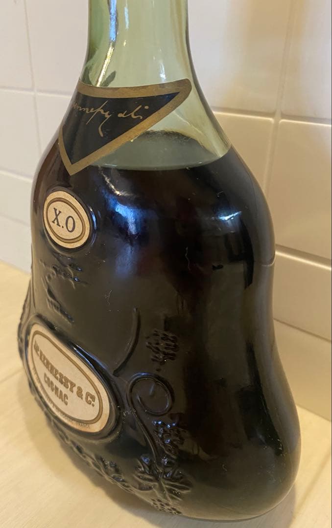 【未開封】Hennessy XO コニャック　グリーンボトル　金キャップ　古酒