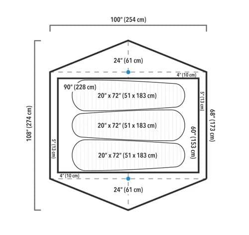 Zpacks / Triplex Tent 3人用テント　新品未使用