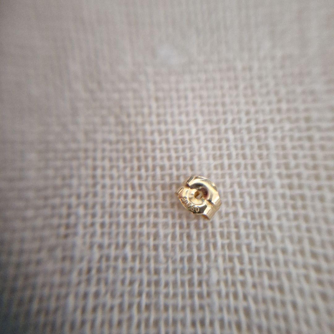 AHKAH K18YG ビリーブデュウフローレント プチ ピアス