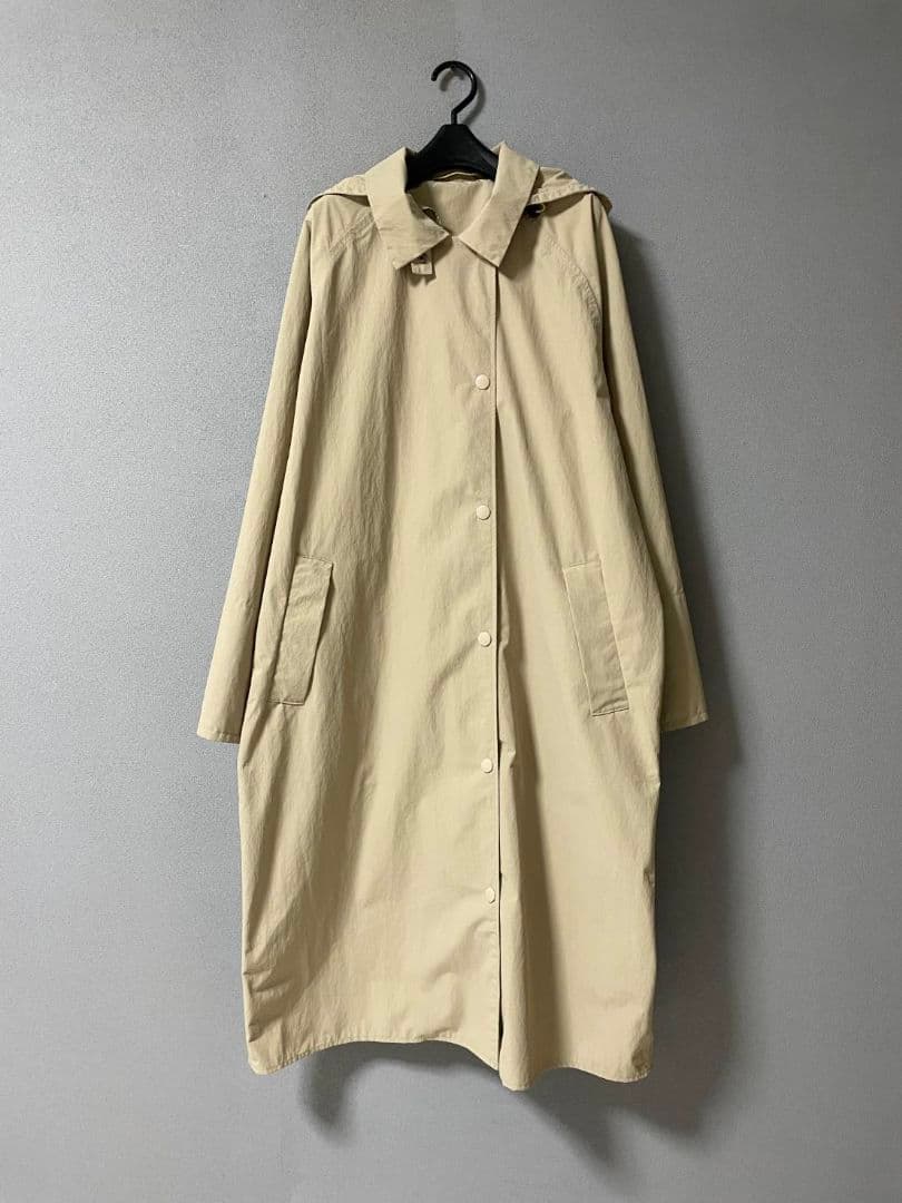 北欧、暮らしの道具店 晴れの日も着たいレインコート（バッグ付き）ベージュ