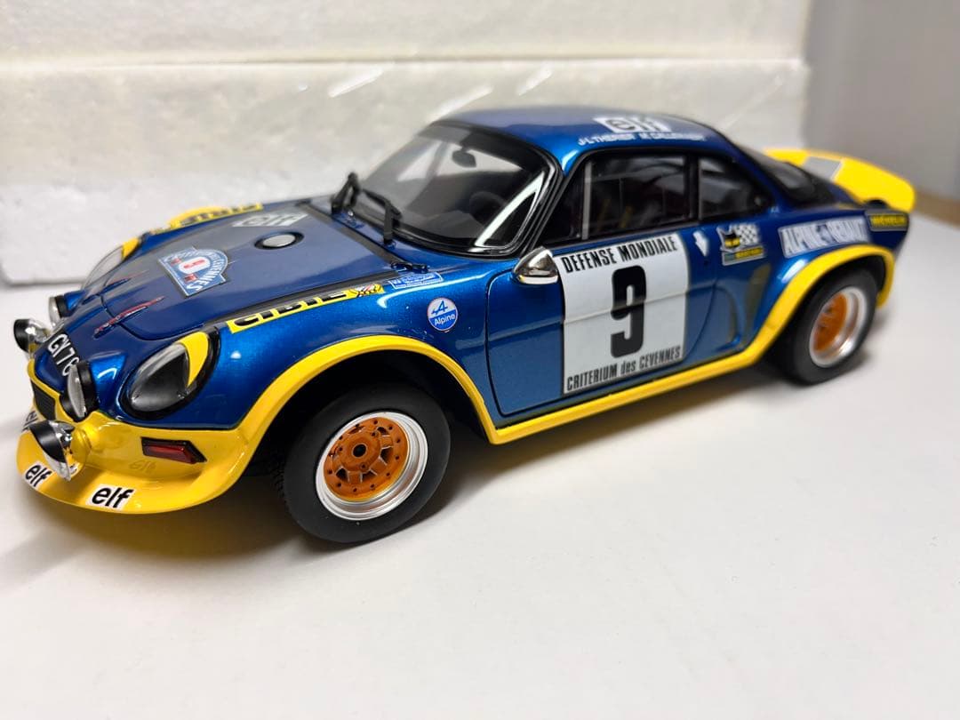 Alpine A110 ターボセヴェンヌラリー　1/18ミニカー