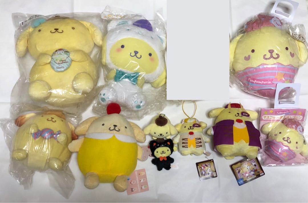 レア 大量 まとめ ポムポムプリン サンリオ 当りくじ 一番 販売機 ぬいぐるみ