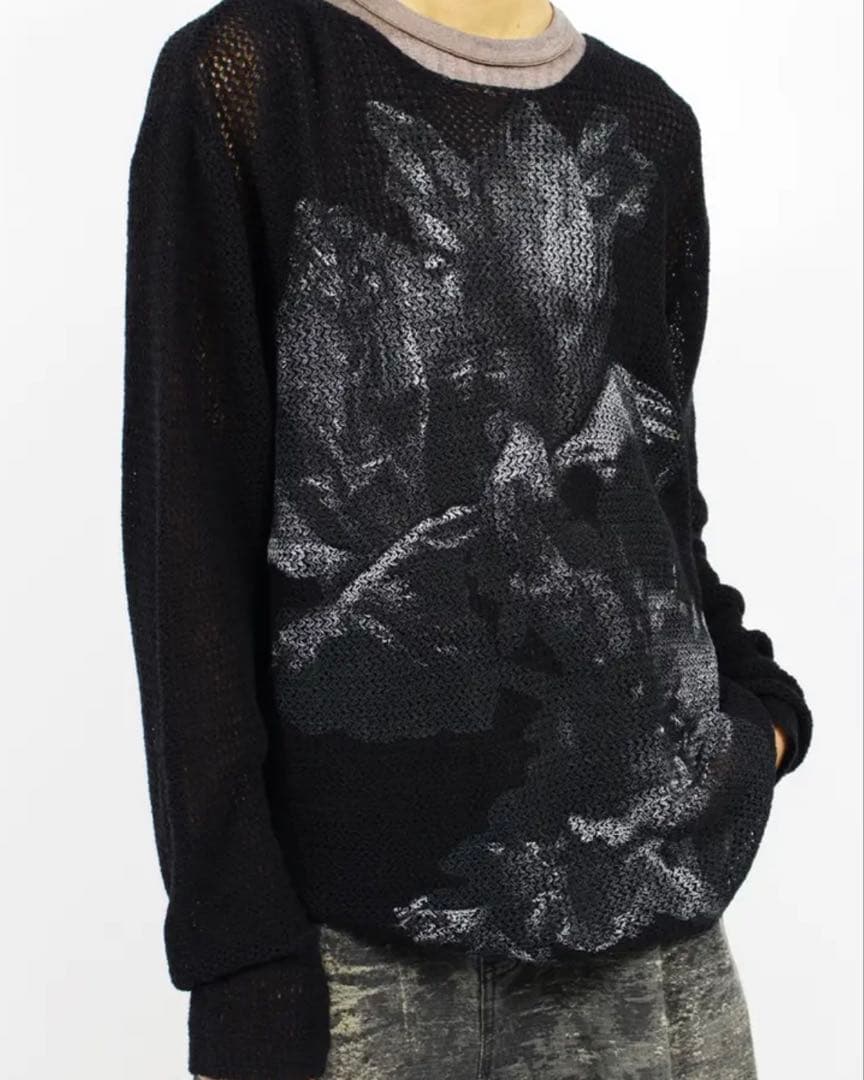 【定価44,000円】ターク/TAAKK フラワープリントニット　サイズ2