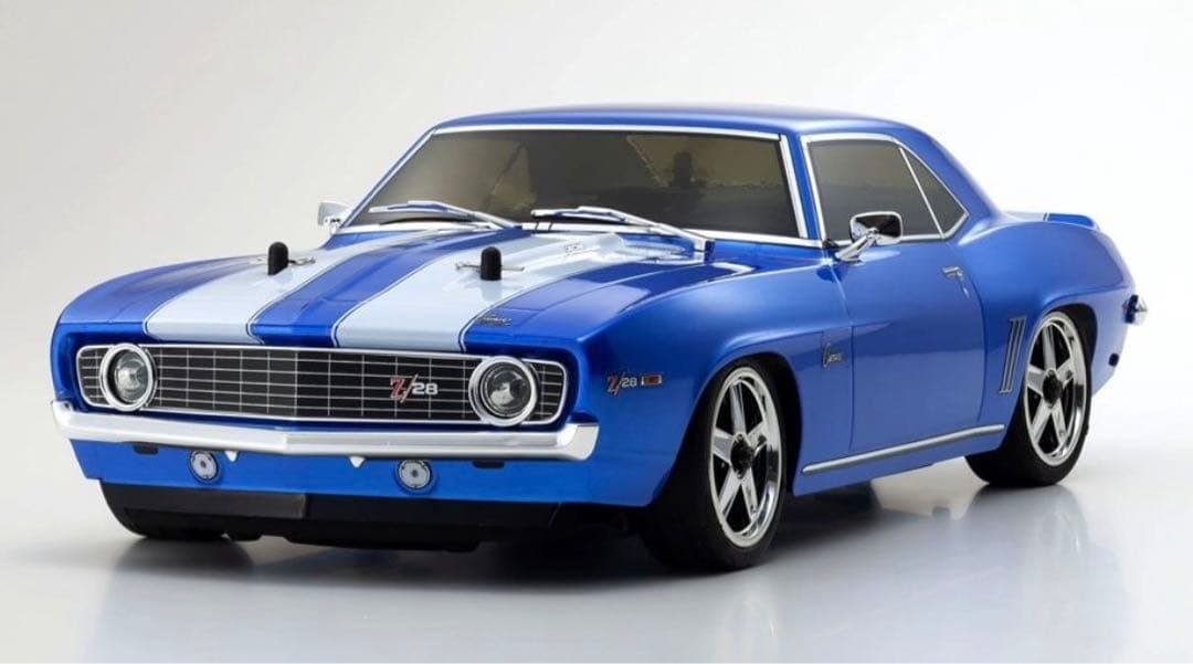 京商エンジンRC1969年式シボレーカマロルマンブルーレディセット