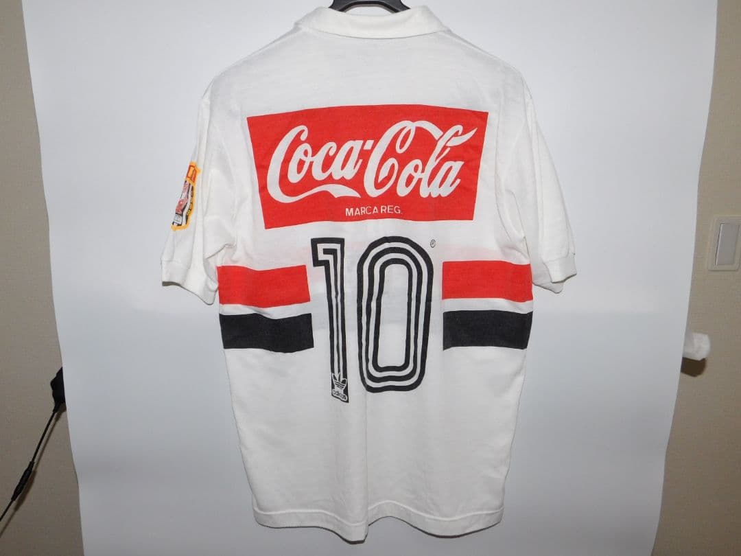 1990 SPFC adidas＆Coca-Colaバージョン公式戦使用品　本物