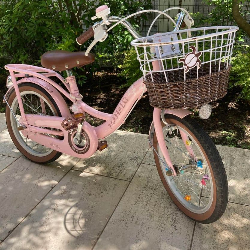 【直接限定】MAHALO 子供用自転車　16インチ　ピンク