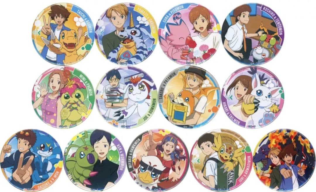 デジモンアドベンチャーLAST EVOLUTION 絆 ドでか缶バッジ　全13種