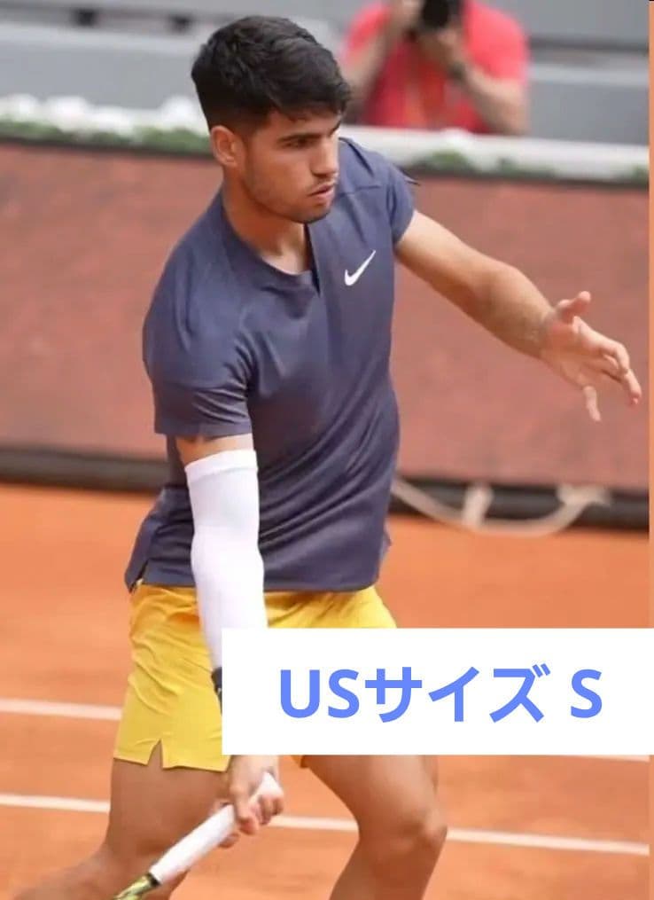 カ*ズ様 ナイキ Dri-FIT 2024全仏優勝 アルカラス着用 テニスウェア