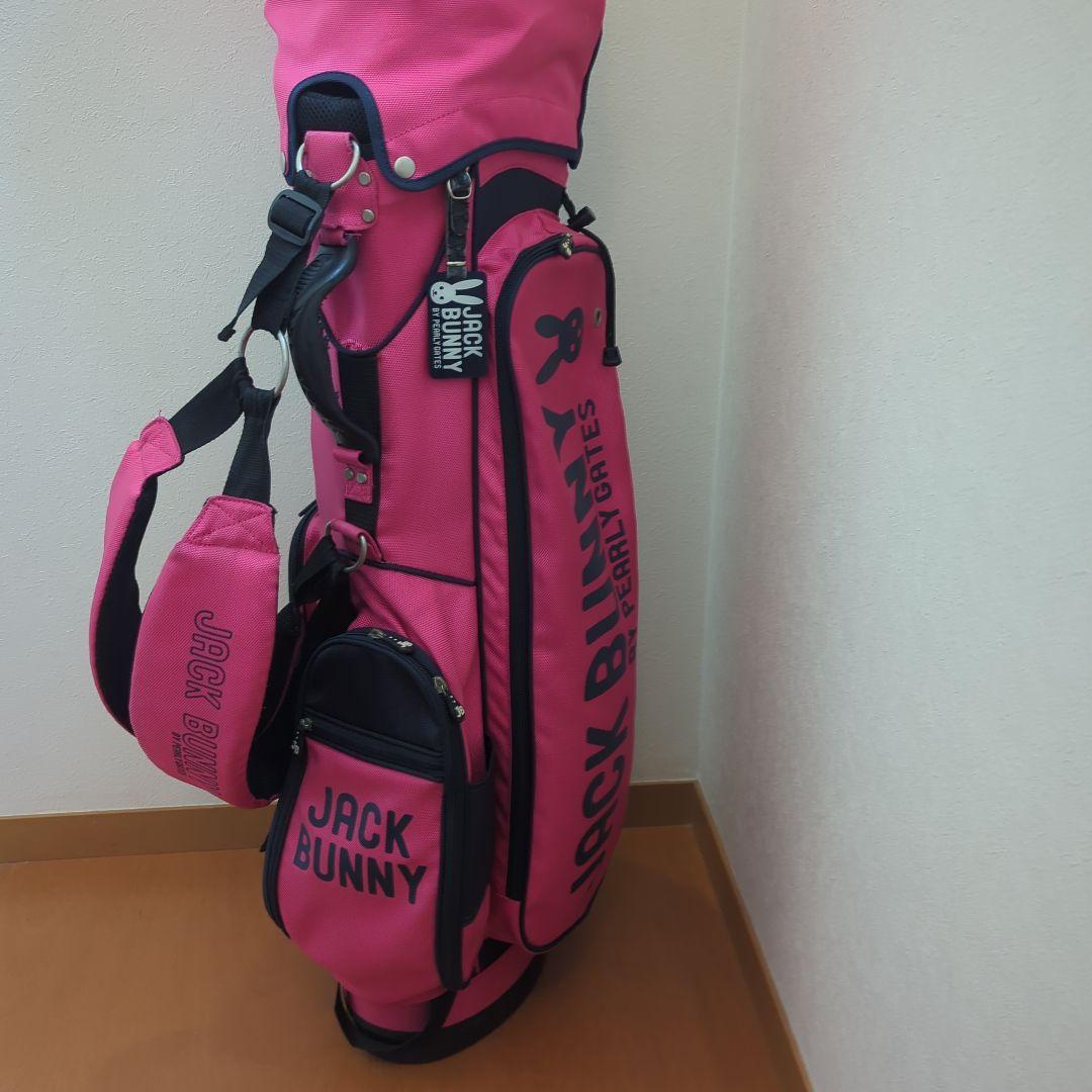 ジャックバニー　キャディーバック　ピンク