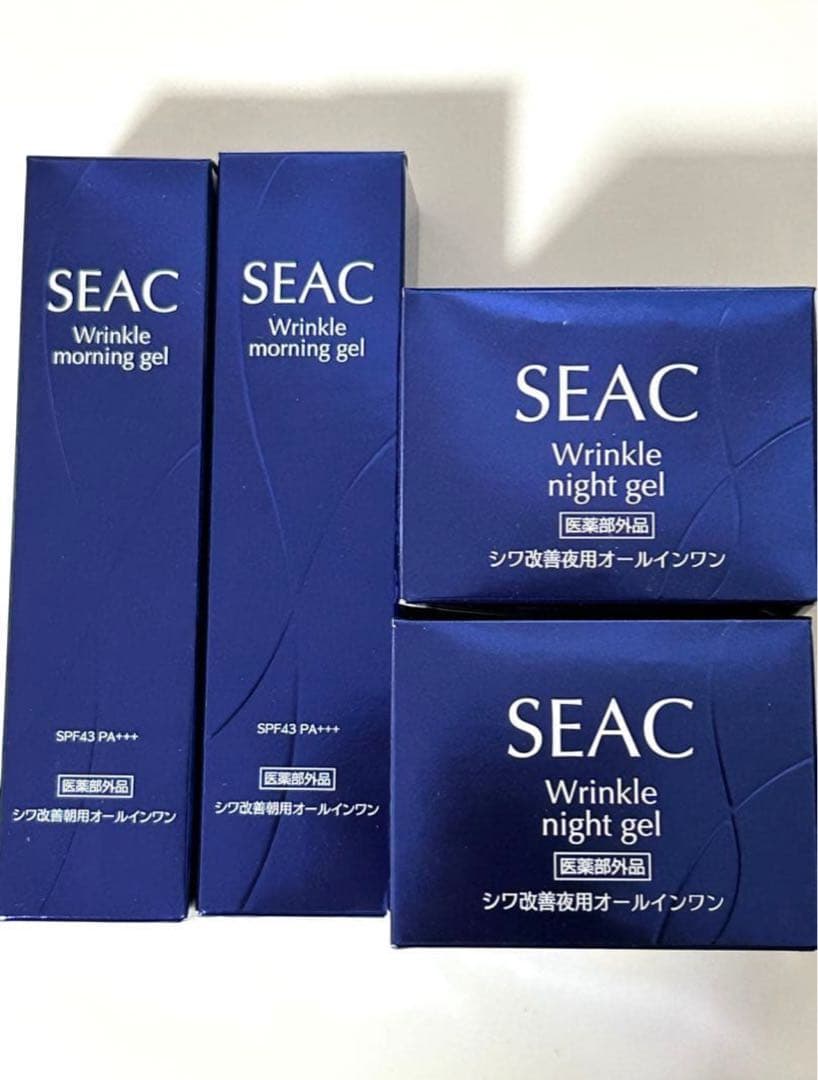 SEAC 薬用リンクル オールインワン朝用夜用セット
