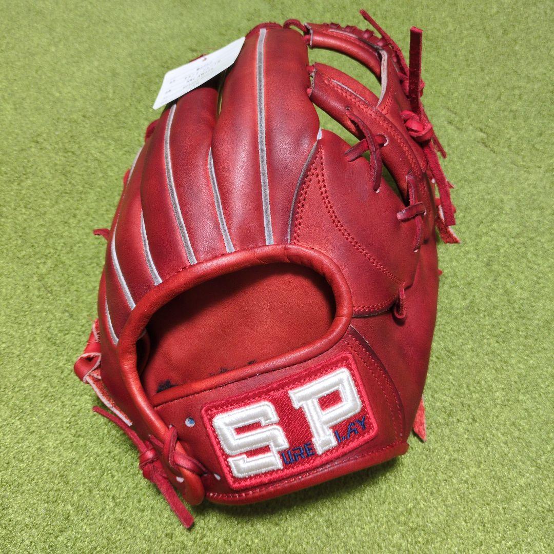 タグ付Sure Play硬式内野 和牛レザー 定価￥50,600