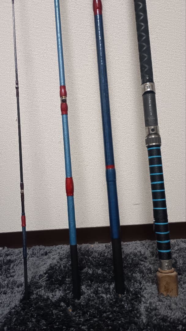 NFTスーパーボロン極翔石鯛525！4本継ぎ石鯛竿改造品