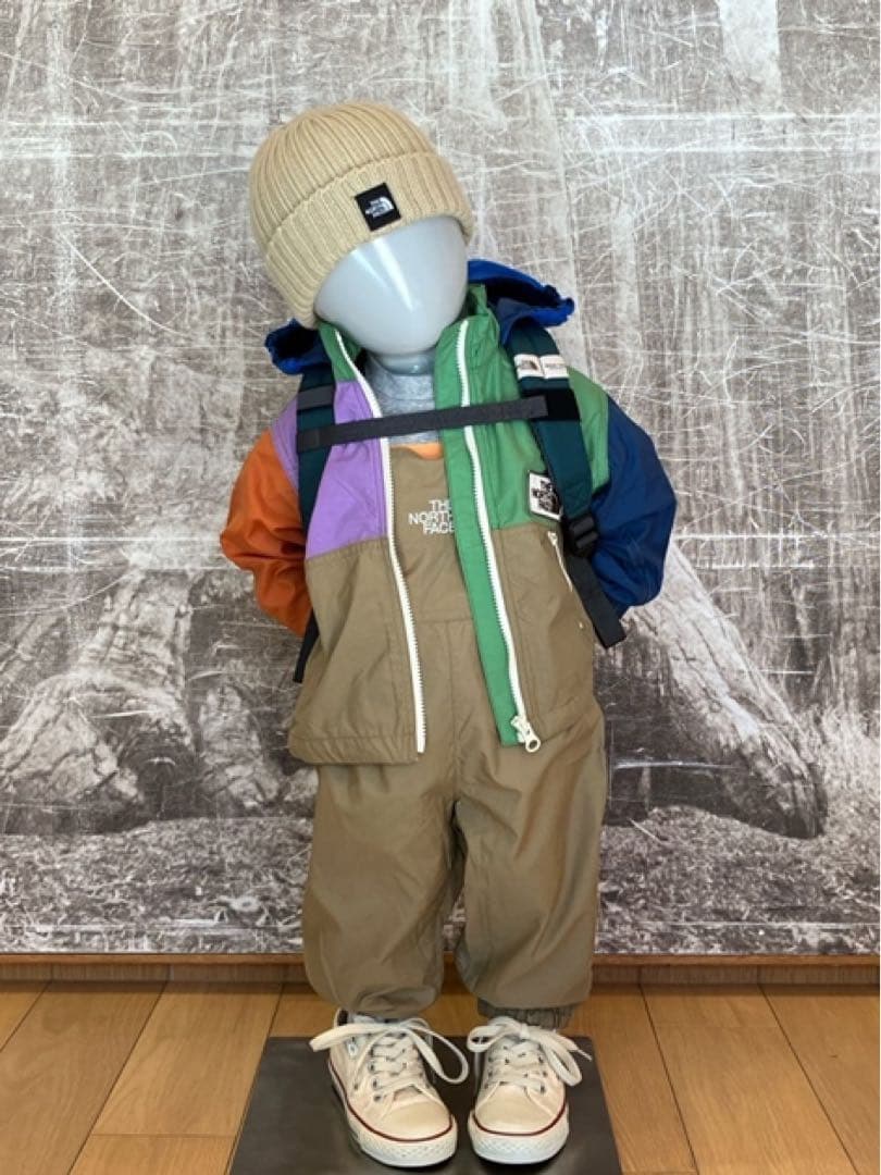 ノースフェイス ベビー フィールドビブ オーバーオール 80cm 新品