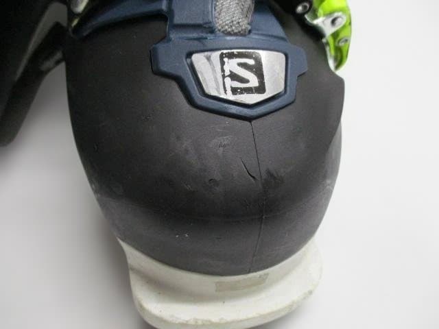 【中古品】Salomon スキーブーツ ネイビー/グリーン　27.5　使用感あり