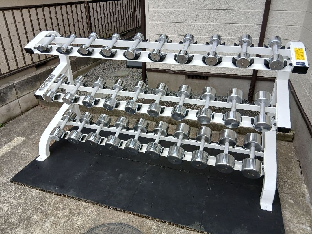 IVANKOイヴァンコ ダンベル1kg-20kg 各2個ずつ + ラック