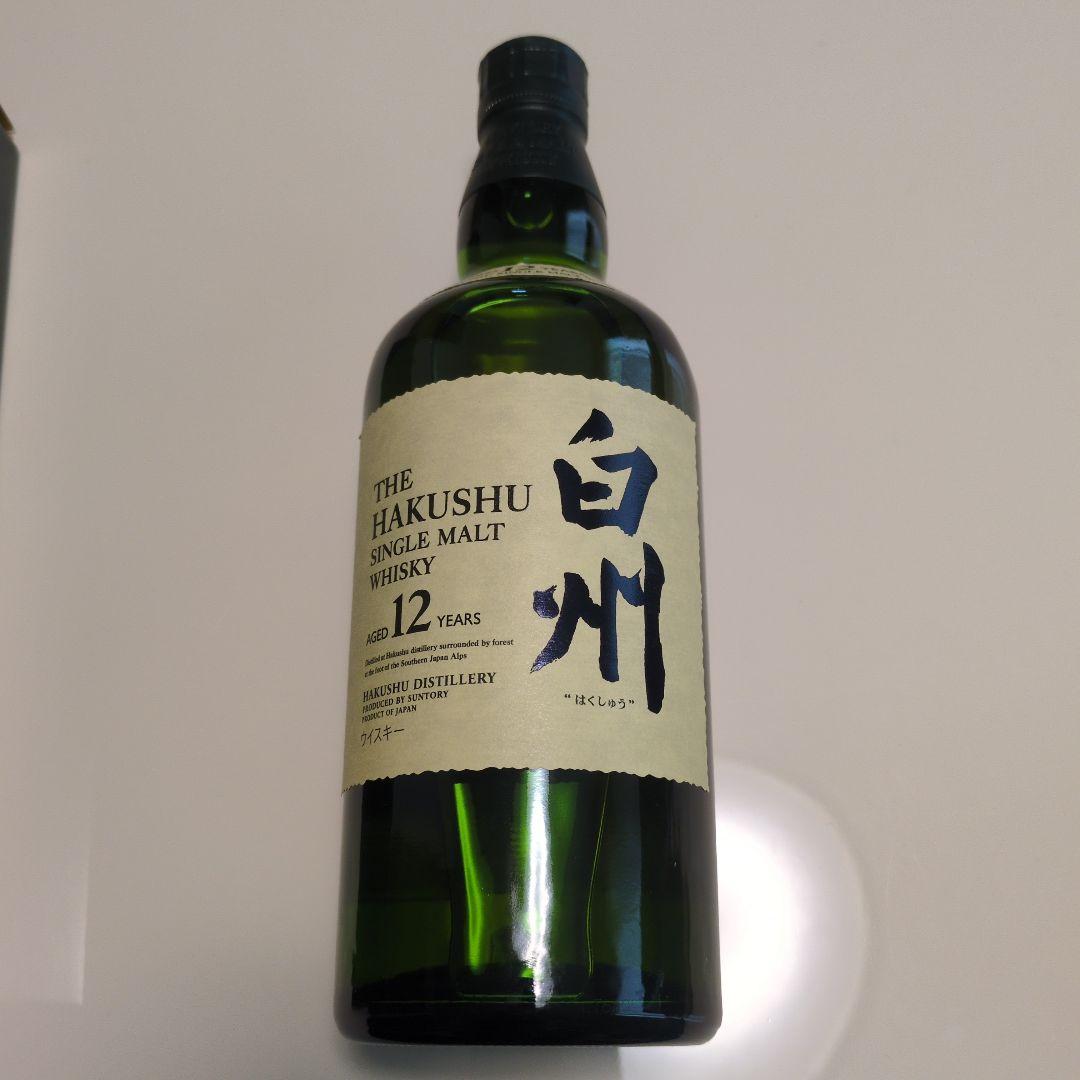 サントリー 白州12年 シングルモルトウイスキー 700ml 箱付き・未開封・