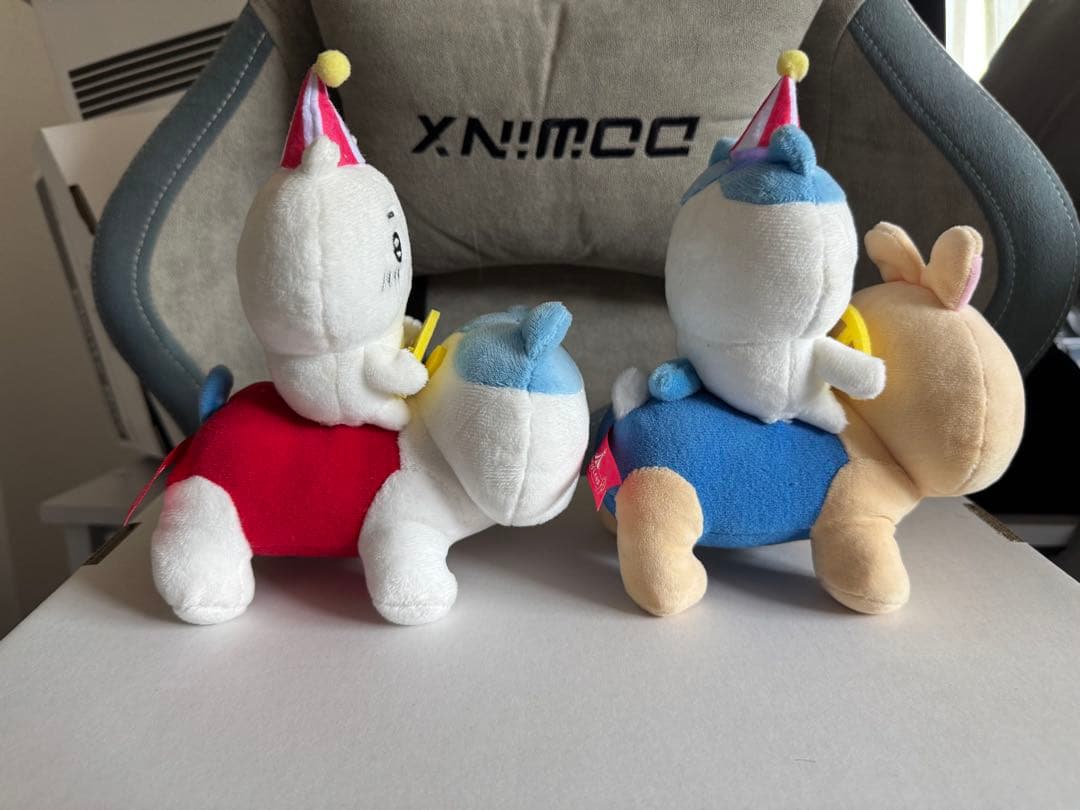 ちいかわ　ぴーぽぽ　タグ付き　パーティーキャラクターぬいぐるみセット