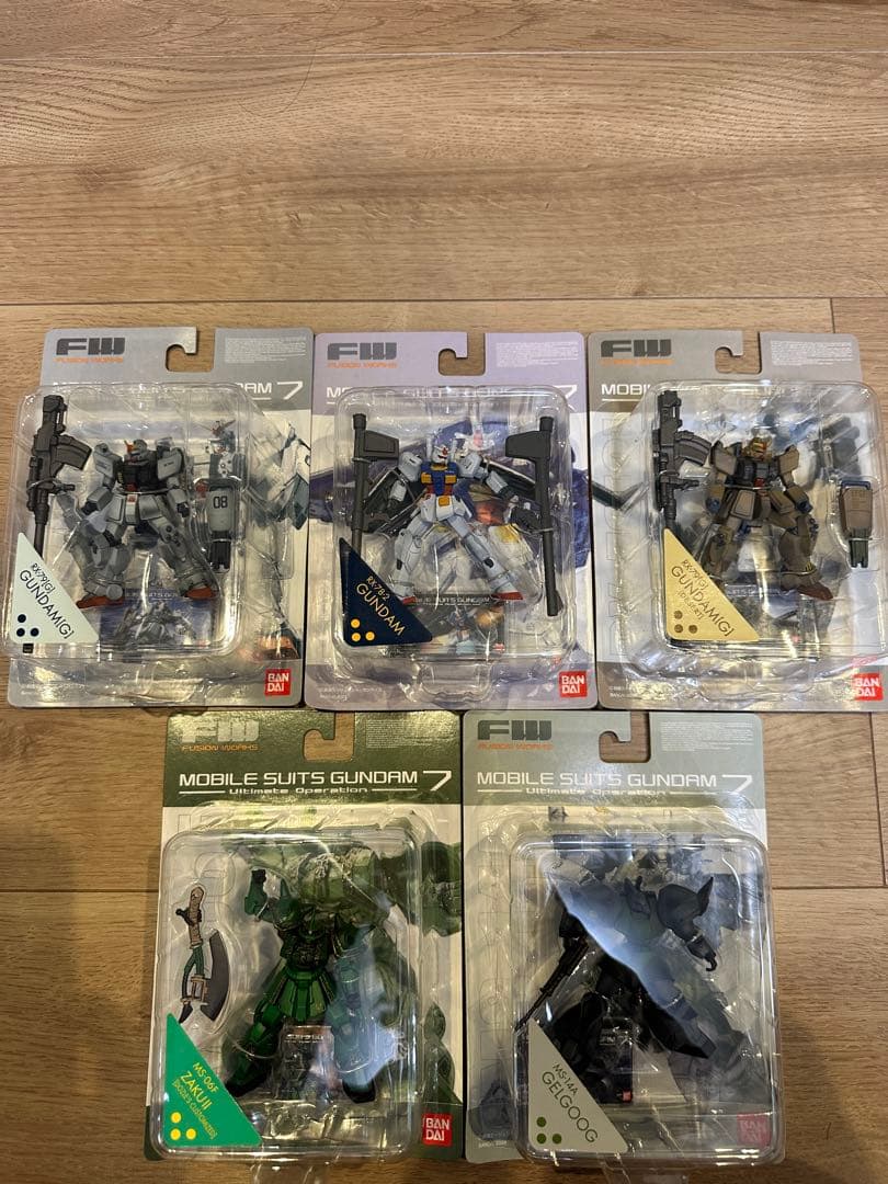 モビルスーツガンダム フィギュアセット 未開封5体セット