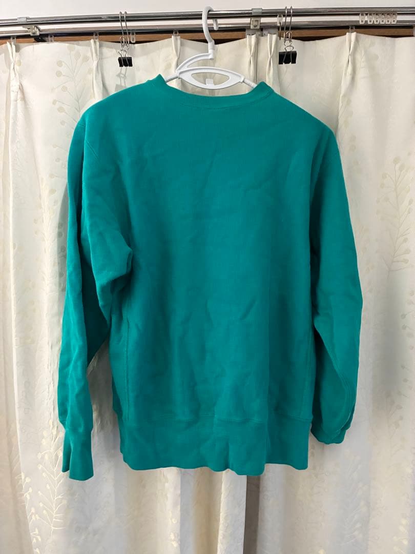 Champion Reverse Weave 90'sトレーナー L ターコイズ