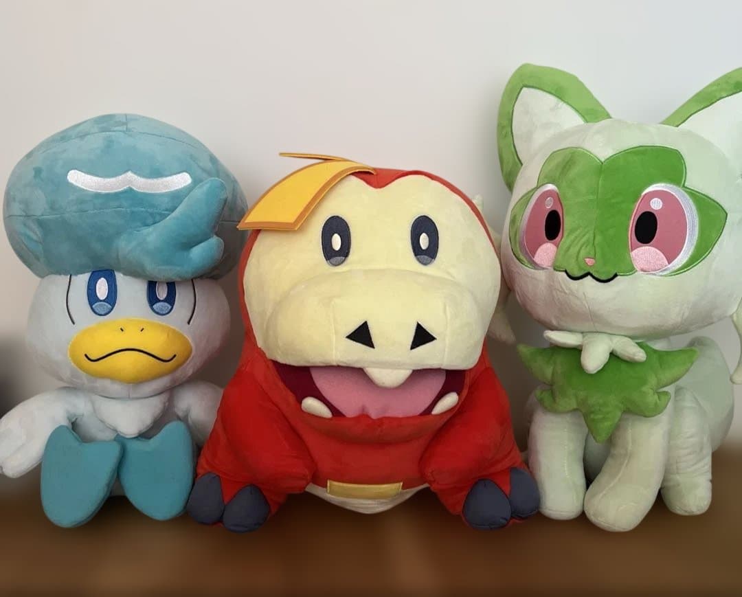 ポケモン 等身大ぬいぐるみ ホゲータ クワッス ニャオハ