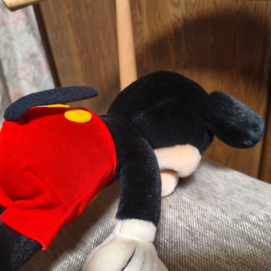 ミッキーマウス　ぬいぐるみ　レトロ　昔　平成　当時物