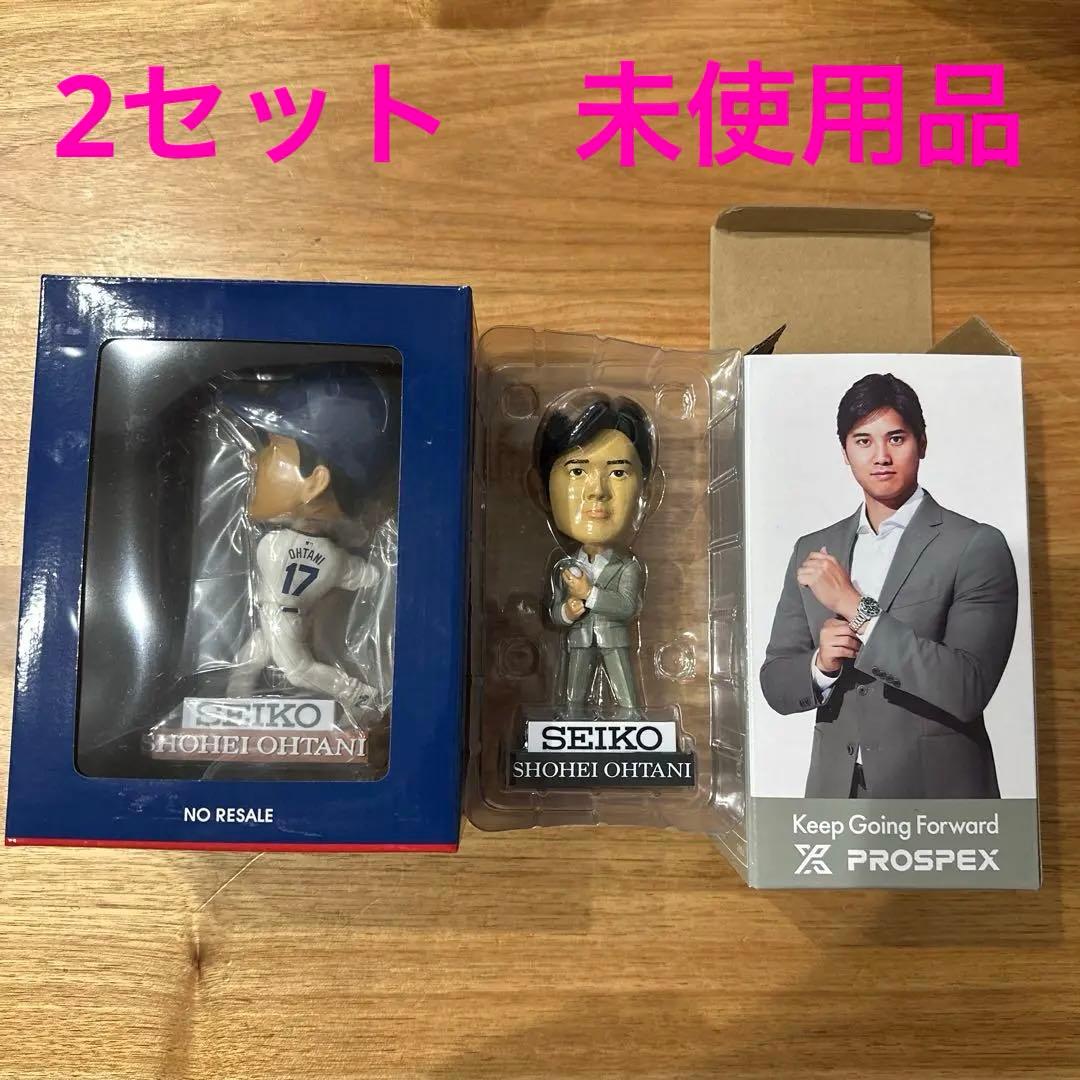 【お盆値下げ】SEIKOASTRON 大谷翔平 フィギュアドジャース2体セット