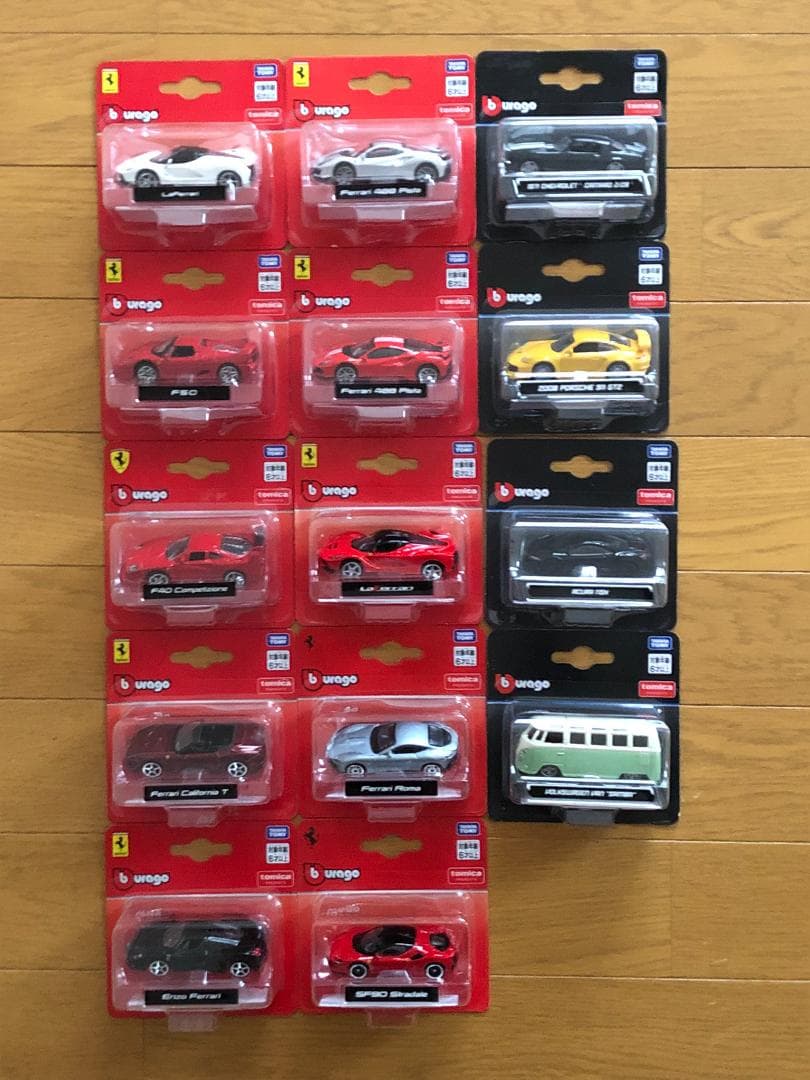 トミカプレゼンツ ブラーゴ レース＆プレイシリーズ 3インチ 全14種セット