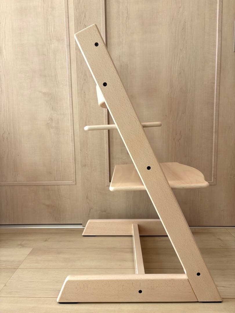 極美品‼︎ストッケ トリップトラップ ホワイトウォッシュ 新型 シリアルナンバー6