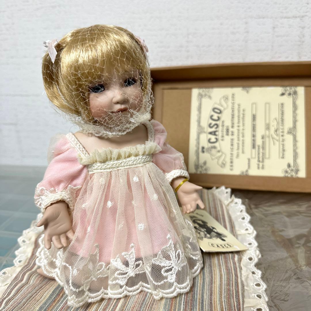 美品【CASCO】ビスクドール箱付き エディション