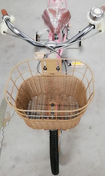 子供用自転車 ピンク 前カゴ付き16インチ ブリヂストン ハッチ