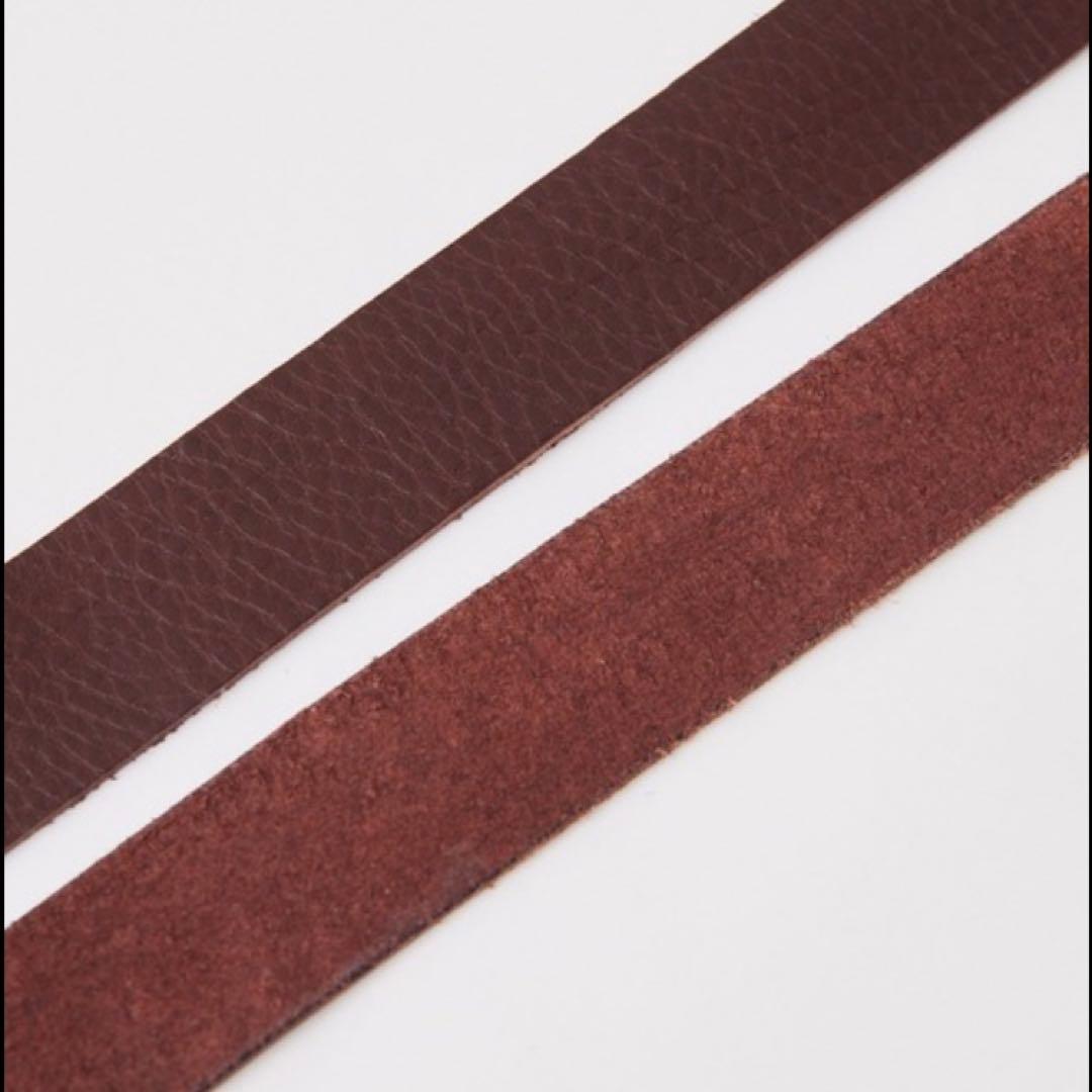 【未使用】ウィムガゼット　レザーガチャベルト　ブラウン