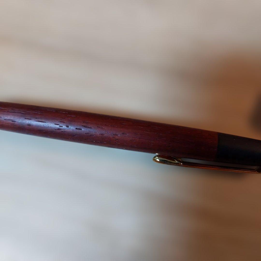 野原工芸 紅紫檀 シャープペンシル 0.5mm 旧型 固定式口金付き