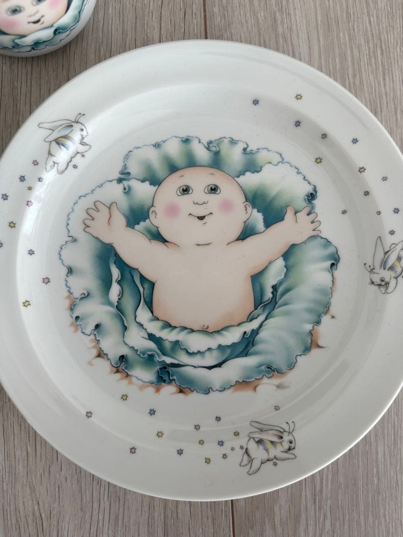 1984年イギリス製キャベツパッチ皿SETキャベツ人形ヴィンテージ あちゃちゅむ