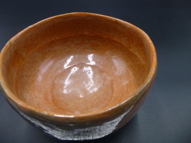 楽吉衛衛門　七代　長入　赤茶碗／九代　了入極め／銘「山錦」／裏千家八代又玄斎極め