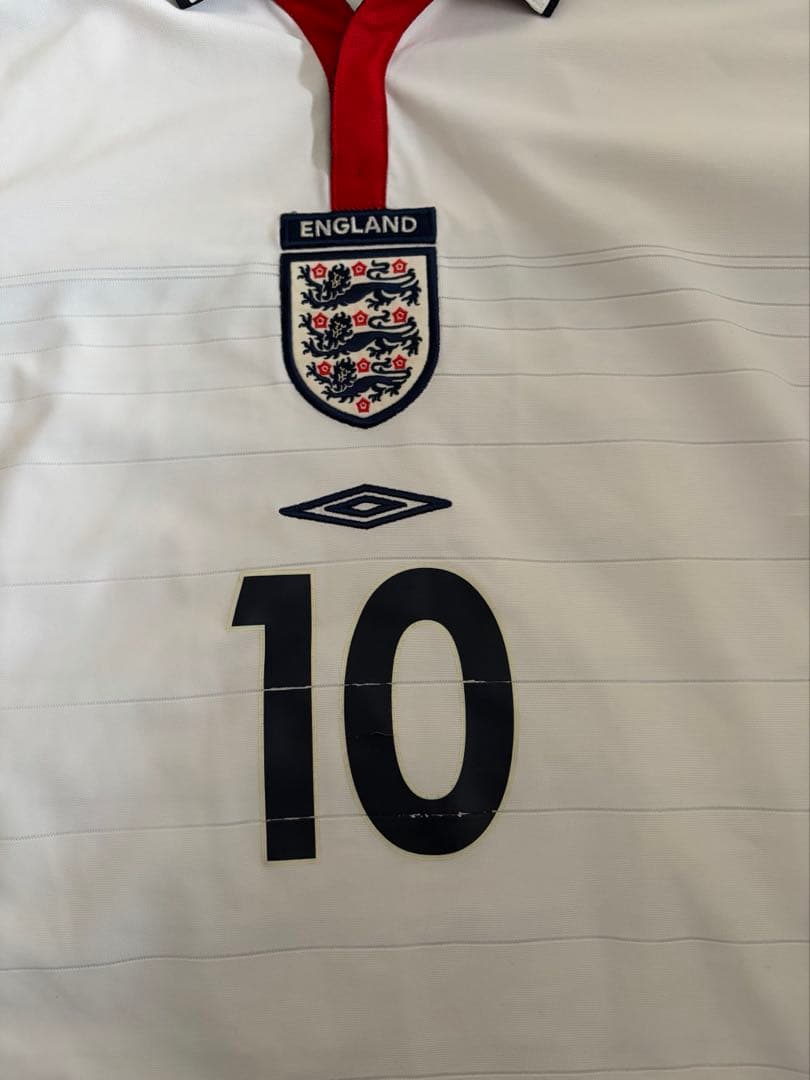 イングランド代表 オーウェンOWEN 10 03/05 ユニフォーム