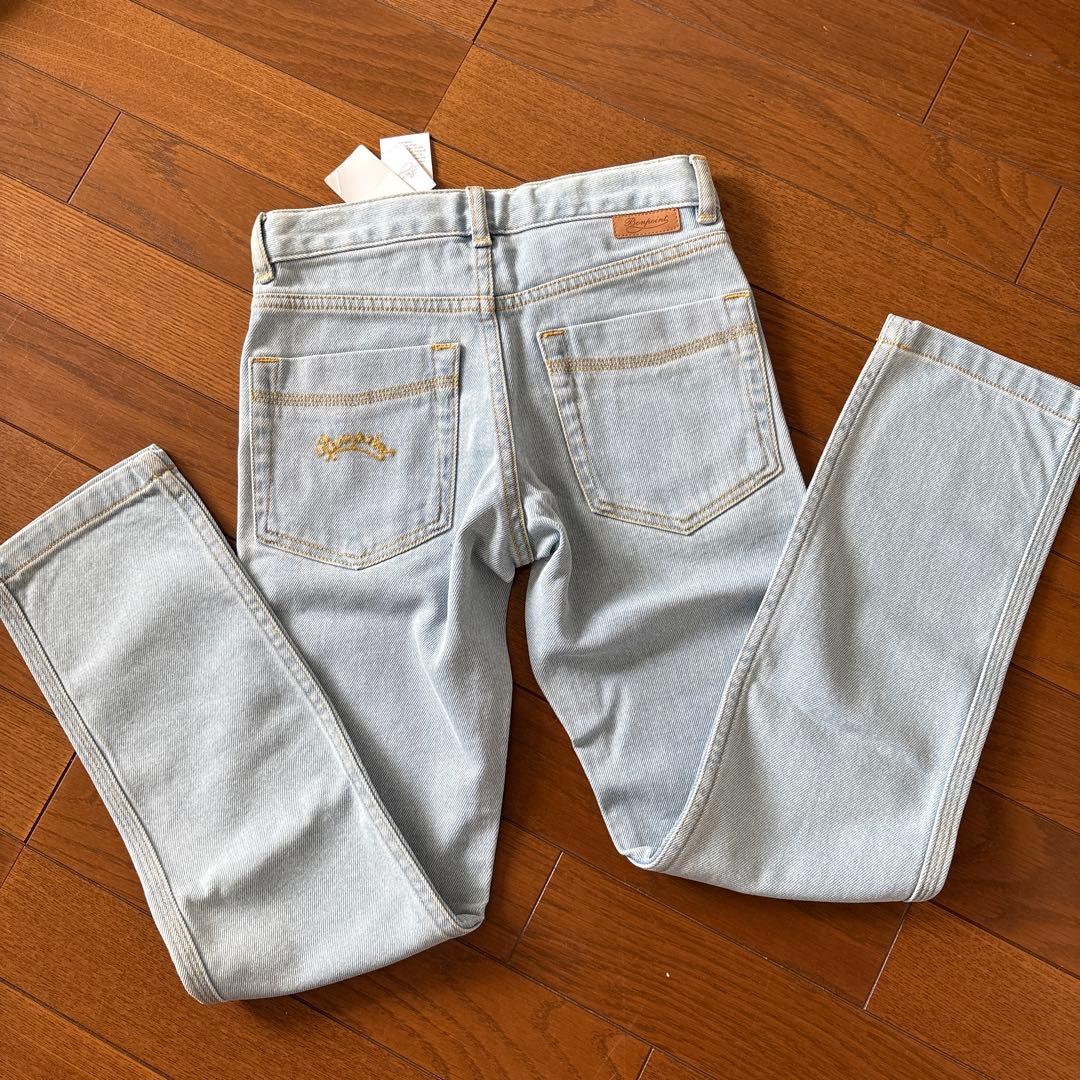 【新品】Bonpointボンポワン デニムパンツ　ブルージーンズ　10A