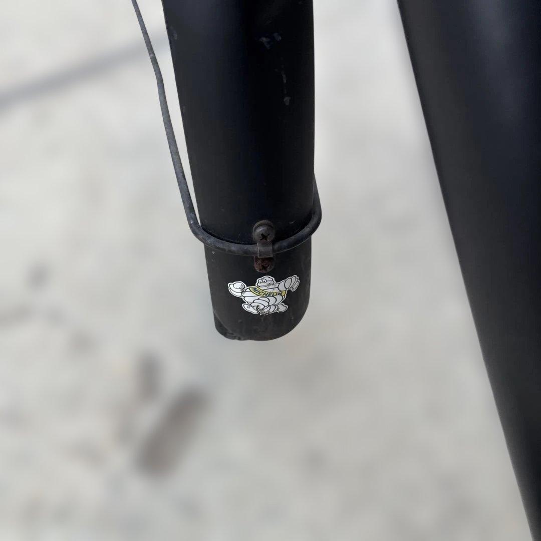 【レボルテ】シティサイクル ブラック バスケット付き