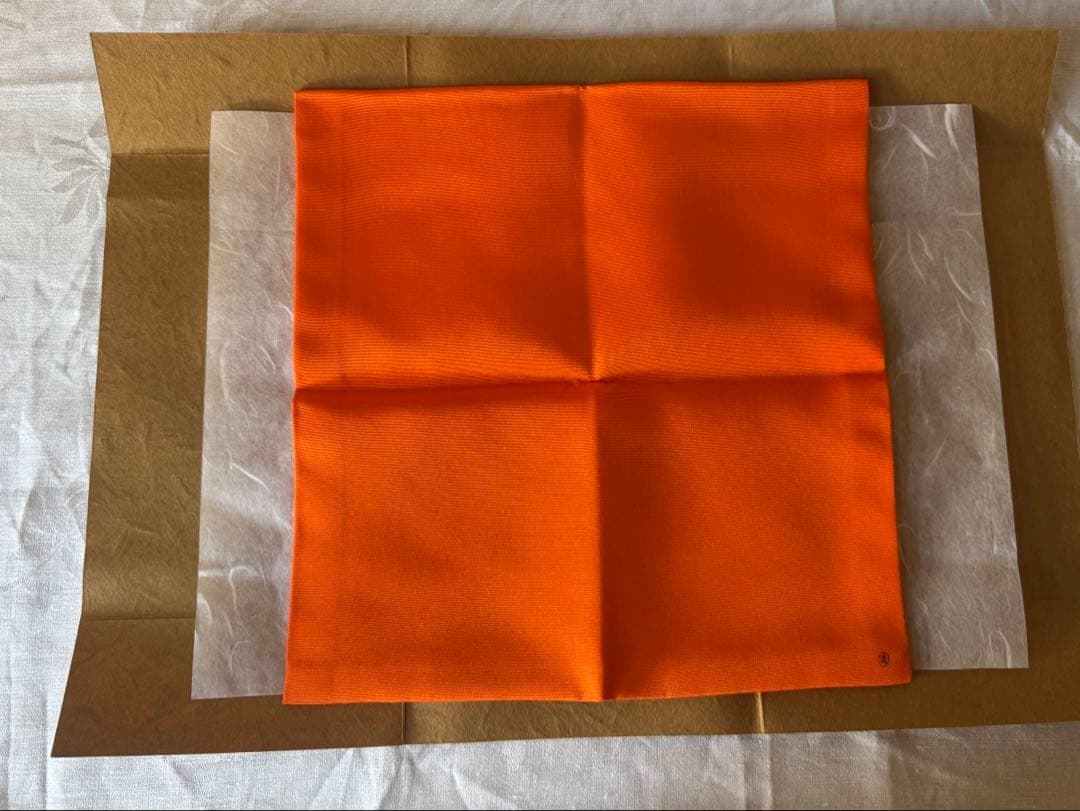 土田友湖 紅御帛紗 朱色 帛紗 茶道具