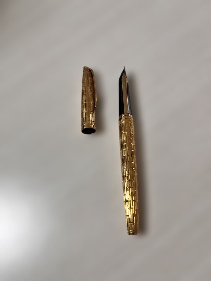 レア WATERMAN 万年筆 CF-44CR ゴールドプレート