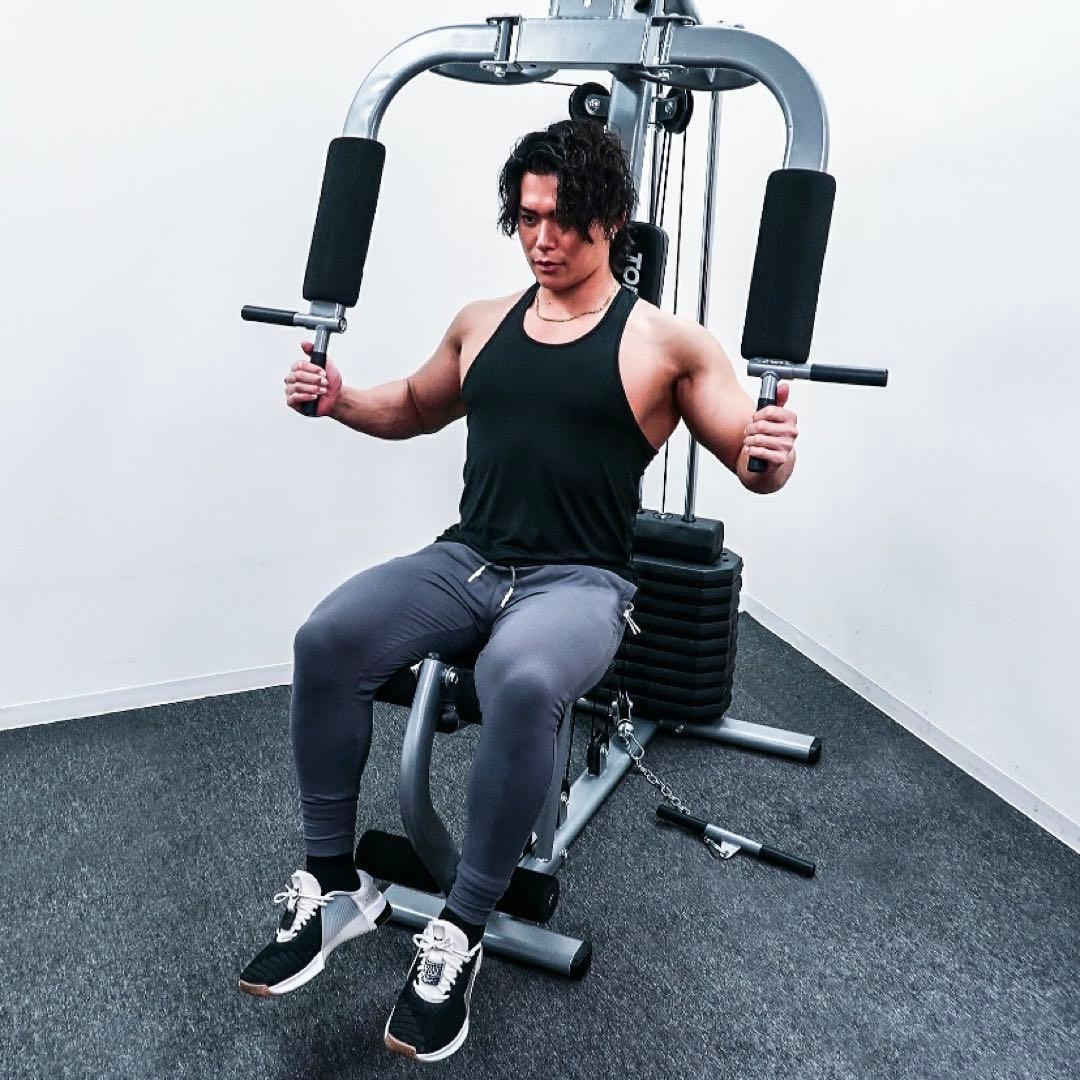 【新品】ホームジム マルチジム ウェイトトレーニング ラットプル 筋トレマシン