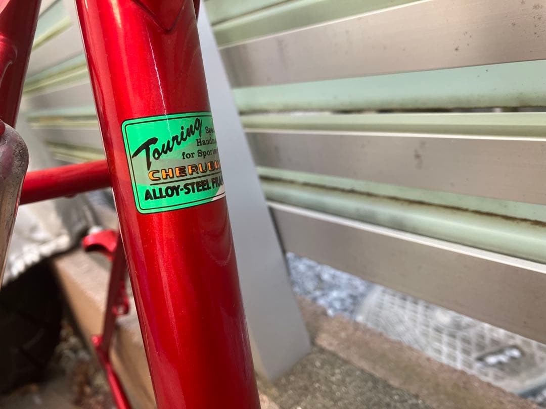 ケルビム　Cherubim レッド　ランドナー　フレーム　付属品あり　値下げ