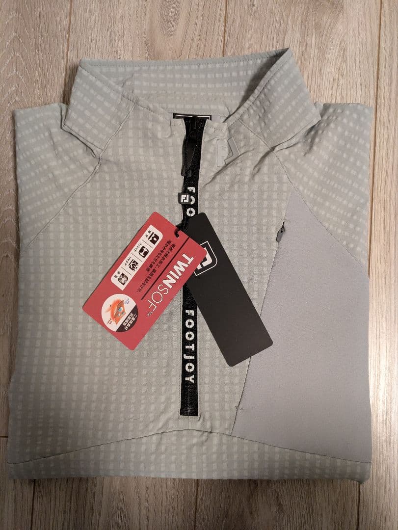 【未使用】FOOTJOY撥水ストレッチ 裏起毛 ハーフジャケット ゴルフウェア