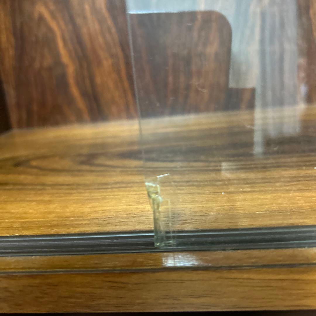 昭和レトロ 木製ガラス扉付きディスプレイキャビネット　８月１７日まで