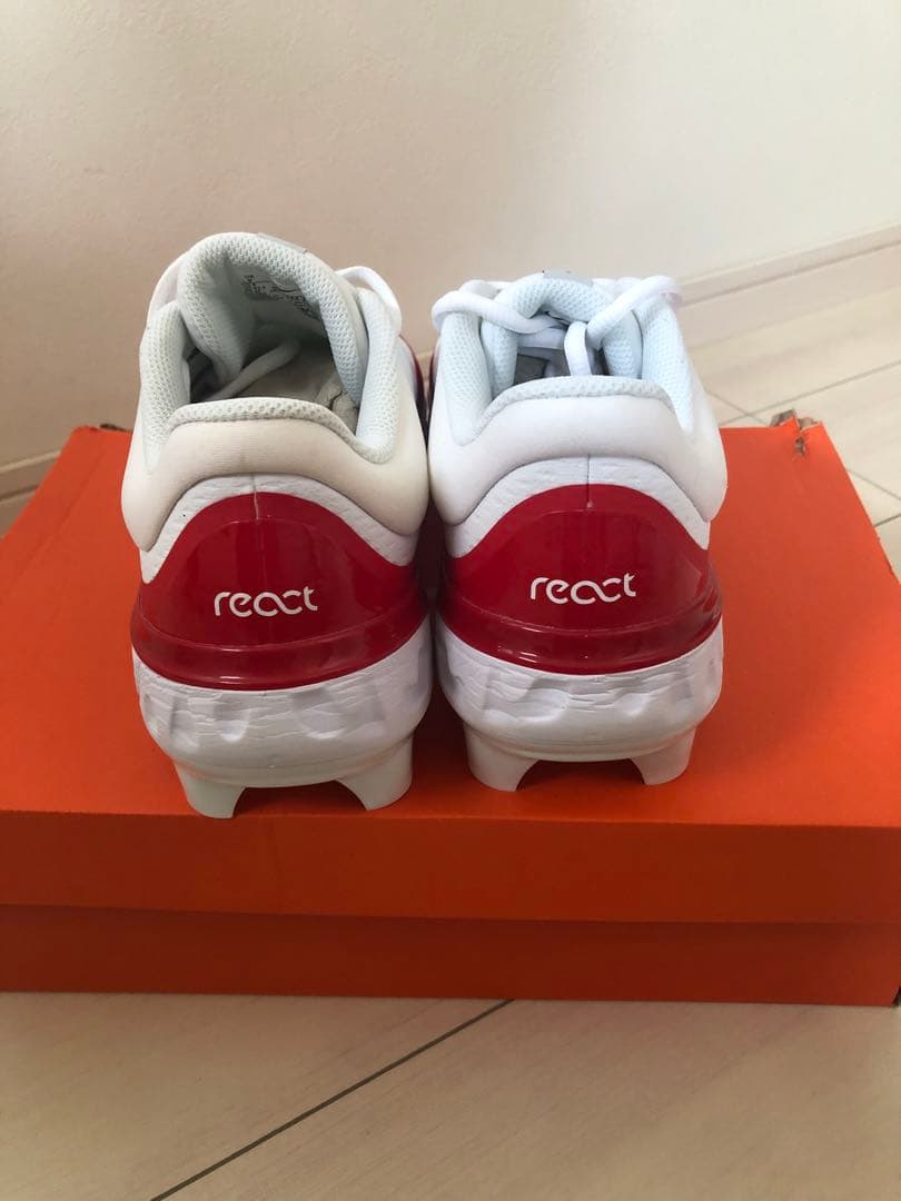 ナイキ 野球　アルファハラチエリート4 LOW MCS ホワイト×レッド 新品