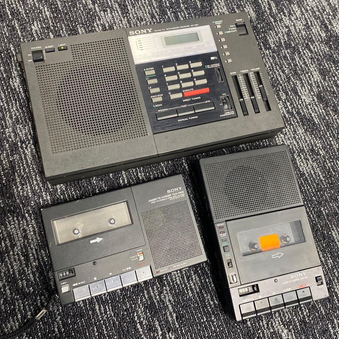 ジャンク品　SONY ソニー ラジオ カセットレコーダー ラジカセ テープ