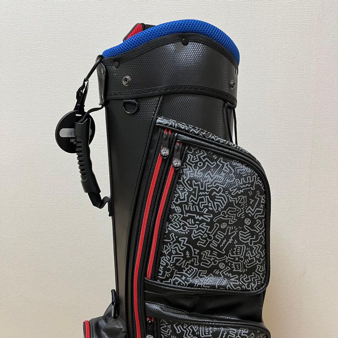 入手困難 美品 キースヘリング 軽量キャディバッグ 7.5型