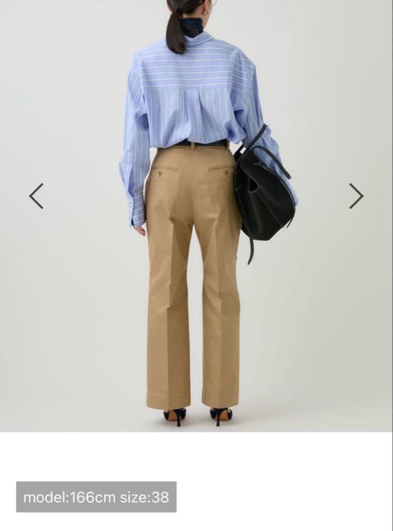 新品未使用 カオス chaosツータックチーノパンツ　38